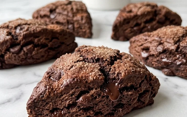 Triple Chocolate Scones