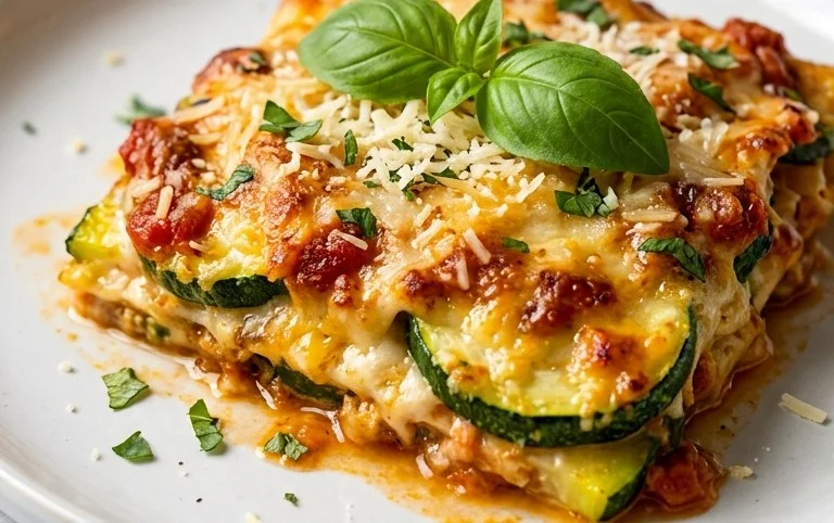 Three Cheese Zucchini Parmesan