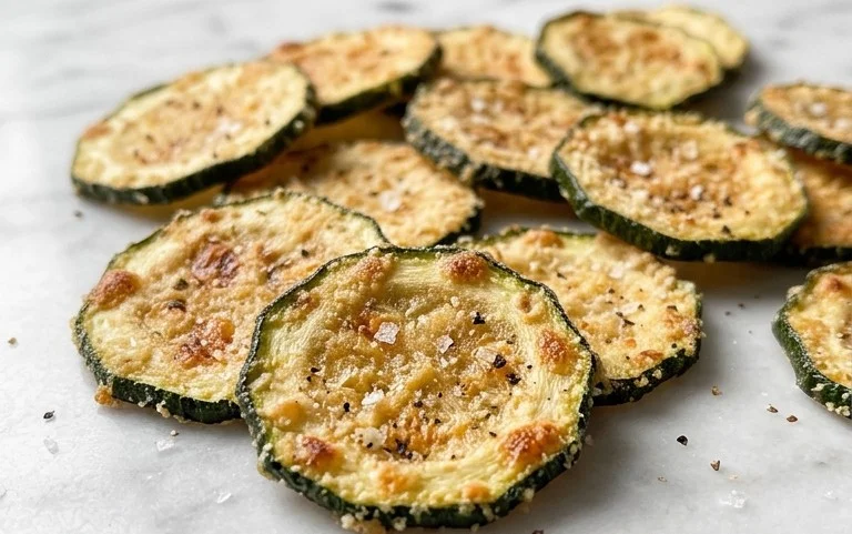 Crispy Baked Zucchini Chips